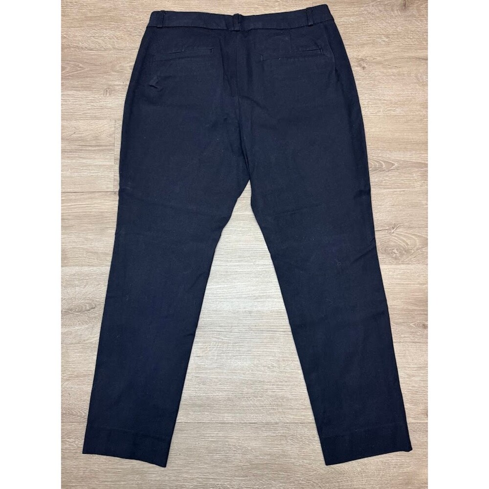 Banana Republic Sloan Curvy Fit Navy Ankle Pants Size 10 Tailored Work Career - Picture 4 of 8